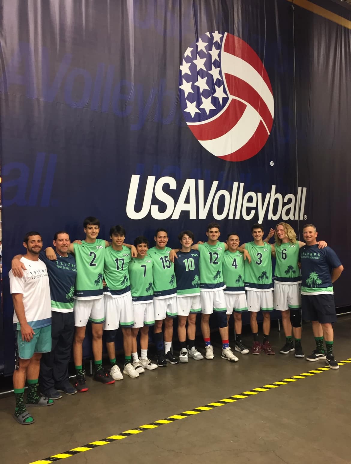 TVA coaches on the court